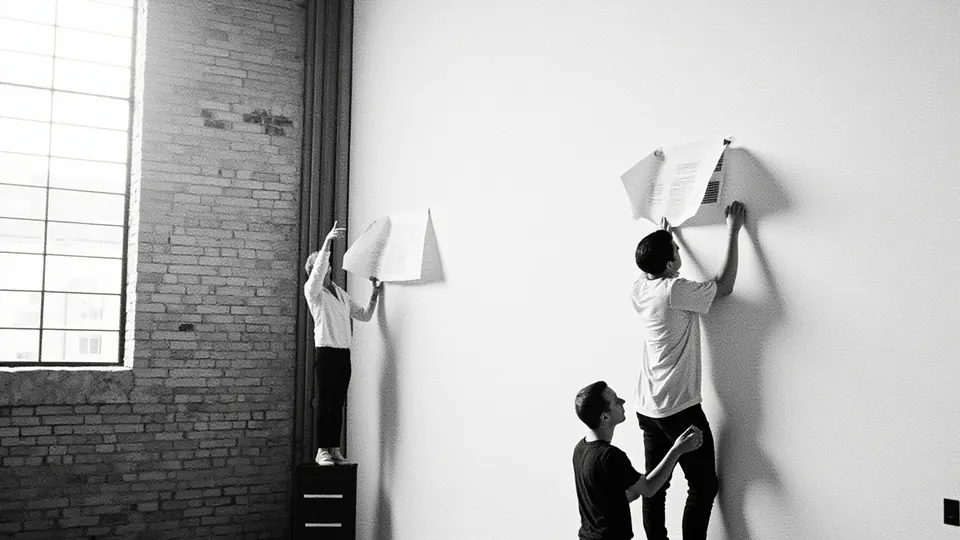 A design team at work
